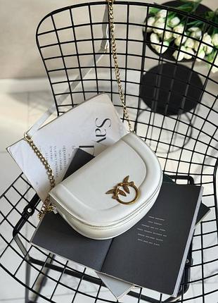 Женская сумка pinko love bag, сумка пинко кросс боди в расцветках, сумка пинко через плечо білий