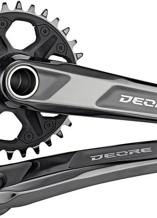 Шатуни shimano fc-m6120 deore, hollowtech ii 170мм, 32т (506120)