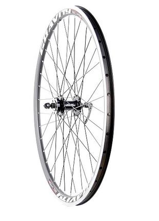 Колесо переднее 27,5" gravity втулка shunfeng sf-hb25f, черное (12131)