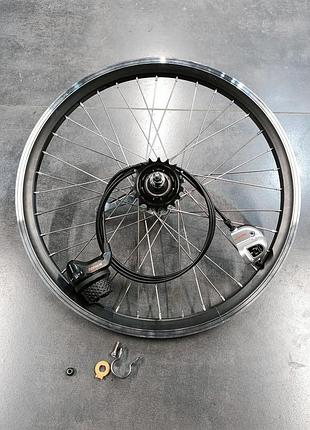 Колесо заднє 26" shimano nexus 3 із шифтером чорно-сірий (nexus-comp) 26"