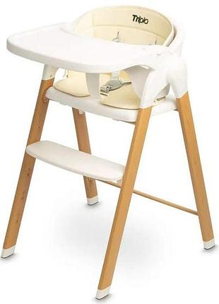 Стульчик для кормления 3 в 1 caretero triplo beige