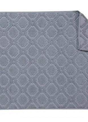 Коврик gursan cotton - grid grey-dark 50*80