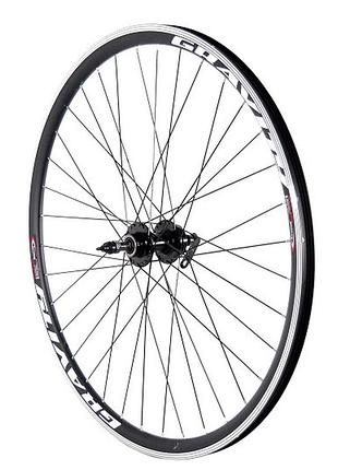 Колесо заднее 27,5" gravity втулка neco ms37r под кассету 8-10шв, черное (12135)