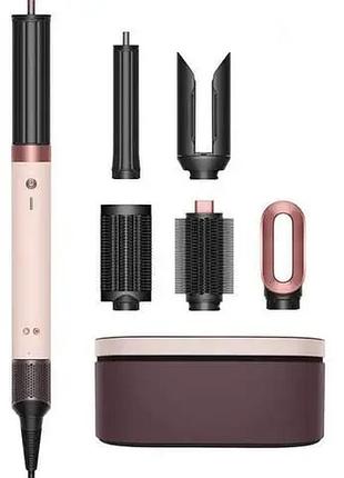 Мульти-тайлер airwrap coanda 2x hs09 1700вт + кейс | бежевый ceramic pink / rose gold | 5-в-1 фен, стайлер, плойка, выравниватель