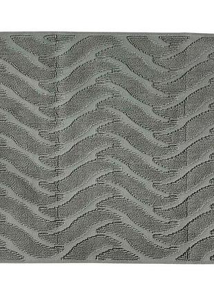 Коврик gursan cotton - wave grey-dark 50*80