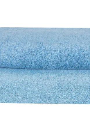 Полотенце parisa flat cotton - h-500 (500 г/м2) светло-голубой 70*140