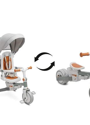 Детский трехколесный велосипед caretero (toyz) faro grey