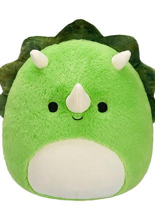 Мягкая игрушка squishmallows - трицератопс тристан (30 cm)