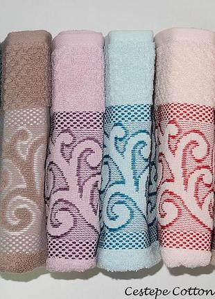 Набор полотенец cestepe cotton delux жаккард - essen 70*140 (6 шт)