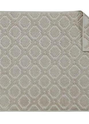 Коврик gursan cotton - grid beige 50*80