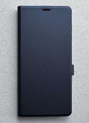 Samsung galaxy a17 чехол-книжка wave flap синий высококачественная искусственная кожа слоты для карт