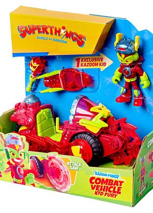 Игровой набор superthings серии combat vehicles - кид фьюри 5