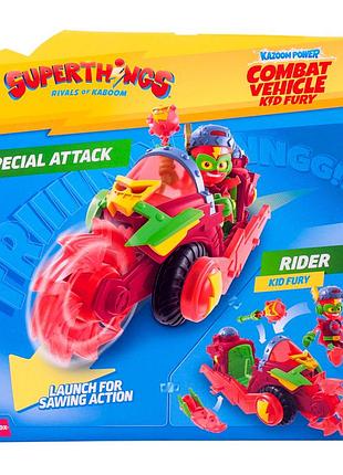 Игровой набор superthings серии combat vehicles - кид фьюри 6
