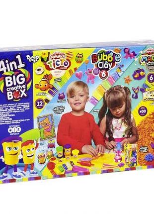 Набір креативної творчості "big creative box" 4 в 1 (укр) dankotoys (45037)