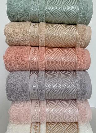 Набір рушників cestepe vip cotton - lines 70*140 (6 шт)