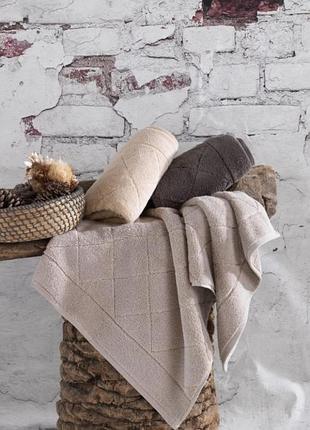 Набір рушників cestepe microcotton delux premium - eva-2 50*90 (3 шт)