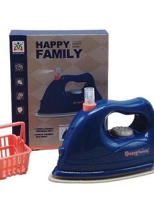 Утюг игрушечный c вибрацией "happy family" mei lian sheng (231442)