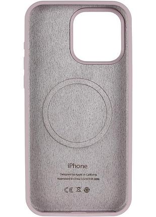 Чохол silicone case (aa) logo with magsafe для apple iphone 15 pro max (6.7") 3