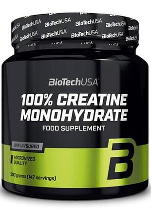 Biotech usa 100% creatine monohydrate 500 грам