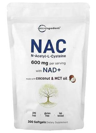 Micro ingredients nac with nad+ 300 рідких капсул