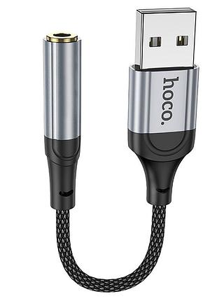 Переходник hoco ls36 fresh usb to 3,5 aux