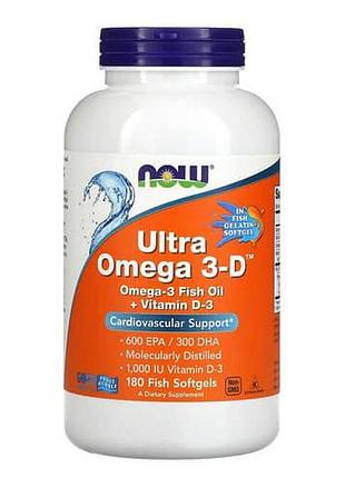Now ultra omega 3-d 180 рыбных капсул