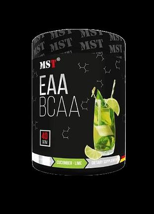 Комплекс bcaa & eaa zero mst nutrition 520 grams (40 порций) (cucumber-lime)