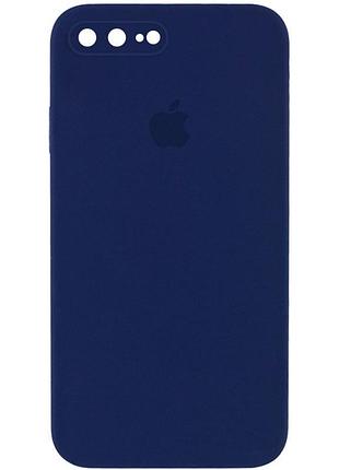 Чохол silicone case square full camera protective (aa) для apple iphone 7 plus/8 plus (5.5")