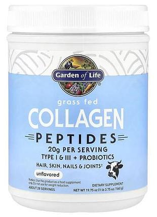 Garden of life grass fed collagen peptides 560 г