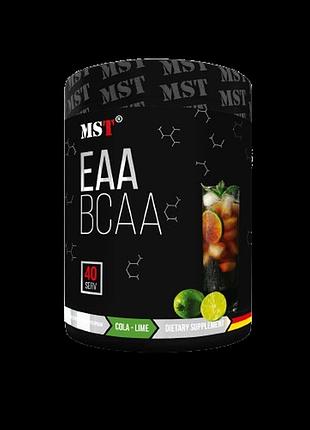 Комплекс bcaa & eaa zero mst nutrition 520 grams (40 порций) (cola-lime)
