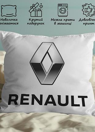 Декоративная подушка "renault" 45х45