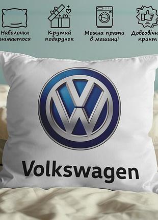 Декоративная подушка "volkswagen" 35х45