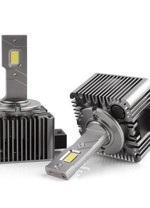 Штатные led лампы d1s светодиодные sigma d-series d1s 90w 6000k 10000lm белый 12v canbus вместо штатного ксенона