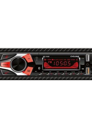 Автомагнітола 1 din cyclone mp-1028 bluetooth