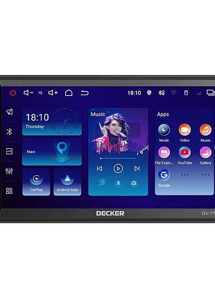 Автомагнітола 2 din decker dv-771 6х128 android 360 dsp