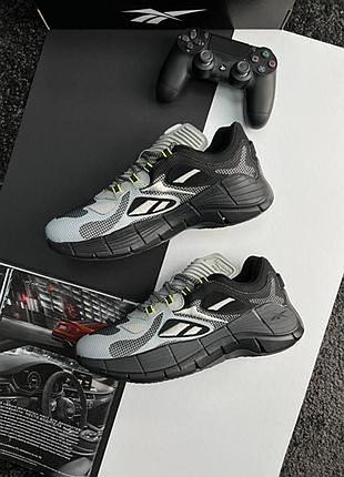Reebok zig kinetica gray black 2