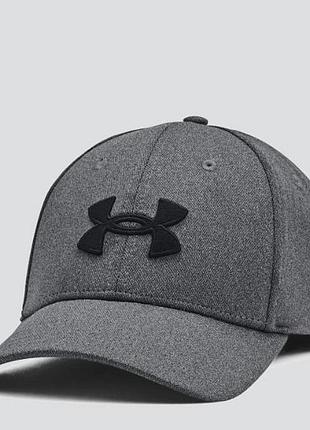 Мужская черная кепка under armour men's ua blitzing