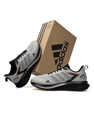 Мужские кроссовки adidas duramo speed light grey black