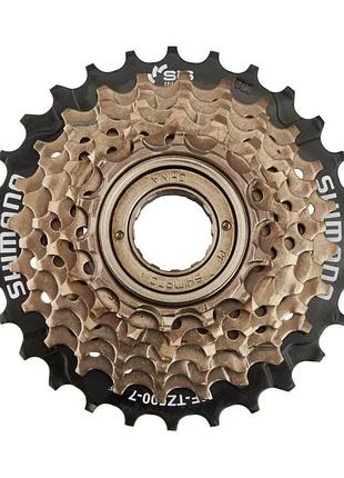 Трещетка (кассета) shimano mf-tz500- 7ск.tourney 14-28т