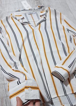 Новая красивая блузка в полоску вертикальную hailys2 фото