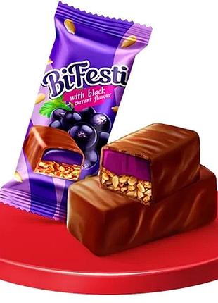 Конфеты грильяжные bifesti со вкусом черной смородины 1 кг лукас