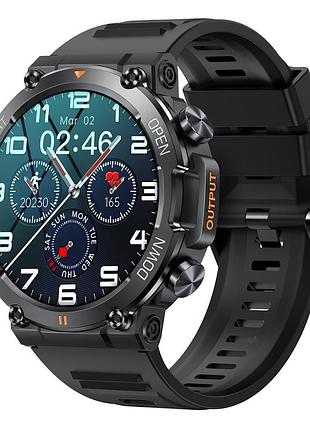 Uwatch умные смарт часы smart storm black
