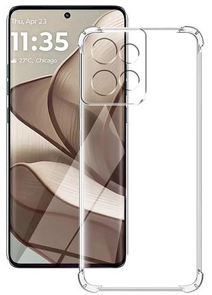 Чехол fiji proof для motorola edge 60 neo прозрачный бампер с усиленными бортами transparent