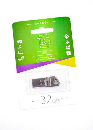 Usb-накопичувач флешка на 32gb t&g 114 metal series silver