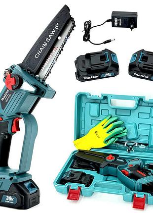 Безщіткова акумуляторна пила makita duc101z 36v пила макіта 15 см з індикатором і автоматичним мастилом