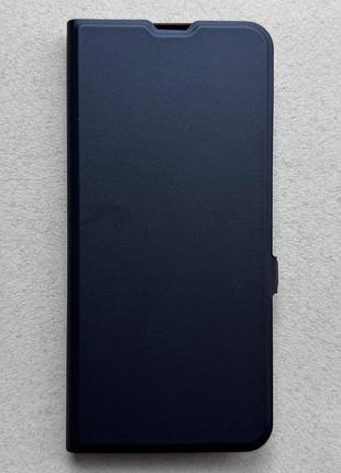 Motorola moto g06 power чохол-книжка wave flap синій, високоякісна штучна шкіра, слоти для кредитних карток