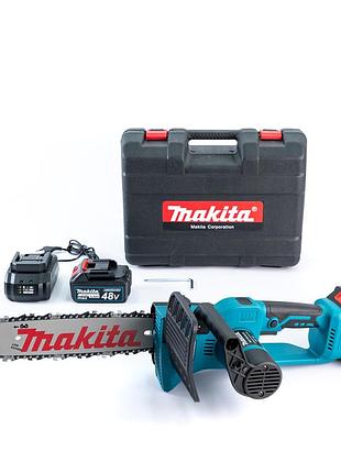 Безщіткова акумуляторна пила makita duc130z (48v 6 ah) акб пила макіта 30 см з автоматичним мастилом