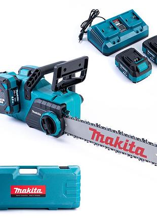Пила makita (duc353z) акумуляторна ланцюгова (36v/ 6ah) шина 40 см. пила для дров макіта (+2 акб)