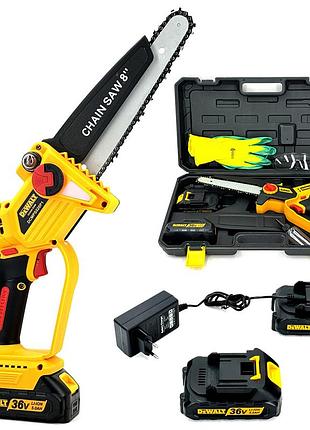 Бесщеточная аккумуляторная мини-пыль dewalt dcmps520p1 (36v,5ah) пила деволт 20 см с автоматической смазкой