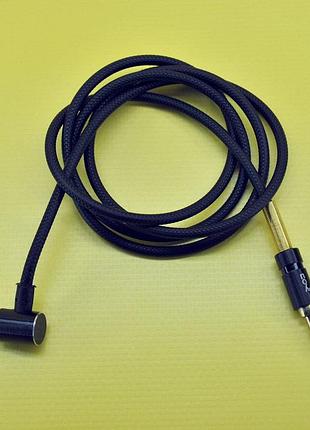 Аудіо кабель 3,5 mm/3,5 mm aux 4you gatino 1m чорний - новинка!!!